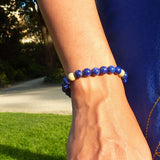 Bracelet en or et lapis-lazuli bleu, Origin'C